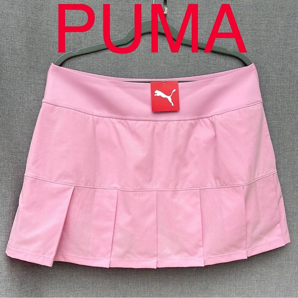 PUMA Drycell pleated GOLF TENNIS Skort pink